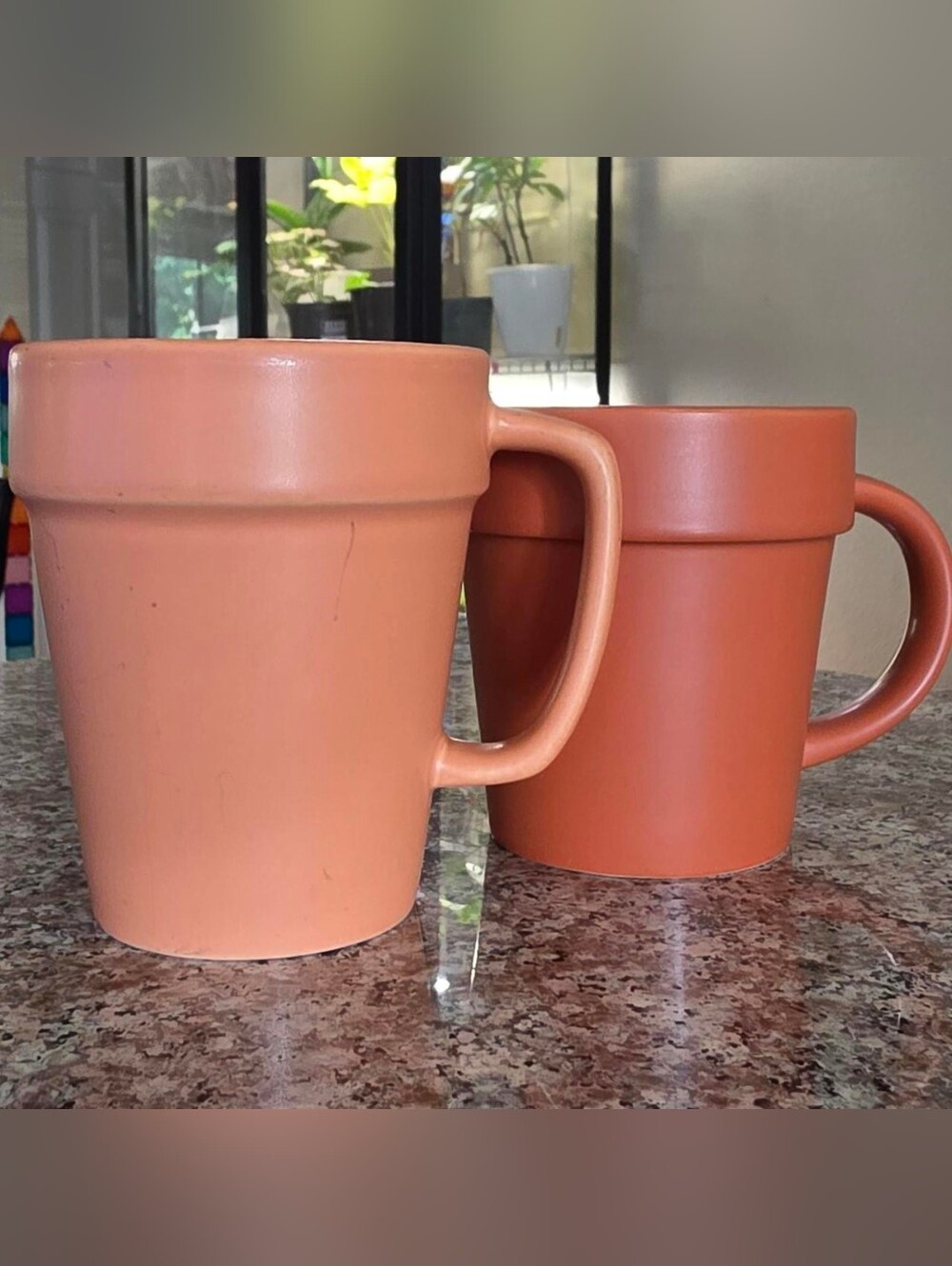 Plant Mama & Plant Lady Terracotta Ceramic Mugs - Set of 2 - Picture 2 of 9